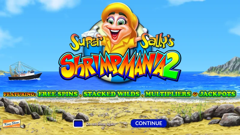 Super Sally's Shrimpmania 2 главное меню